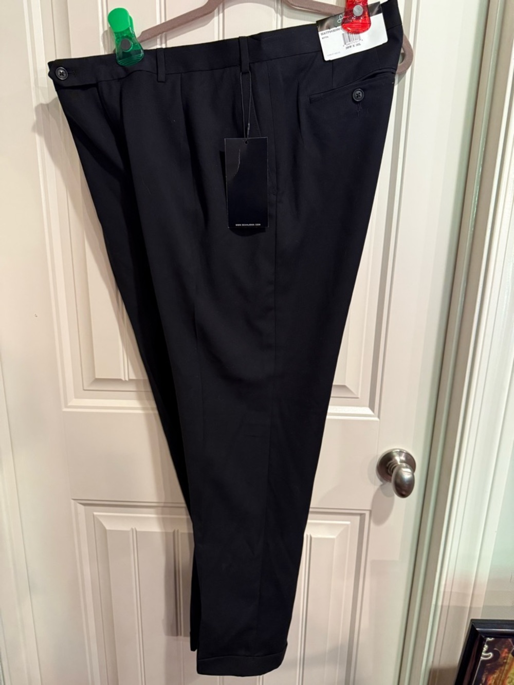 Men's Dress Pants - Black Classic Tailored Fit
